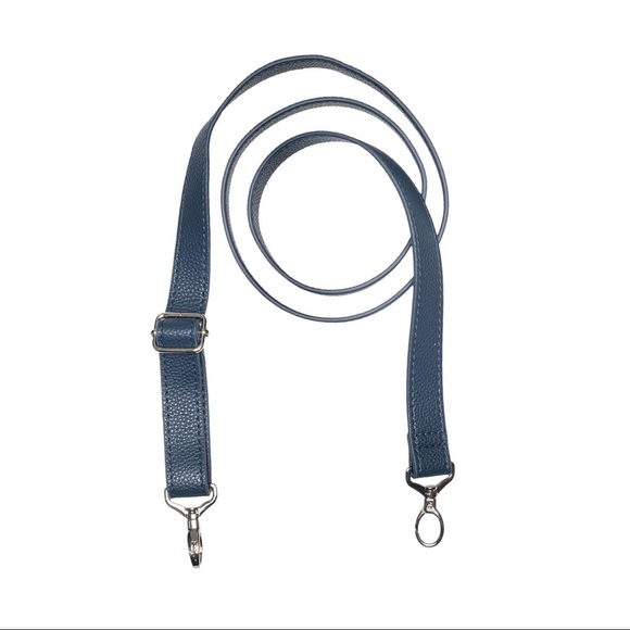 navy purse strap